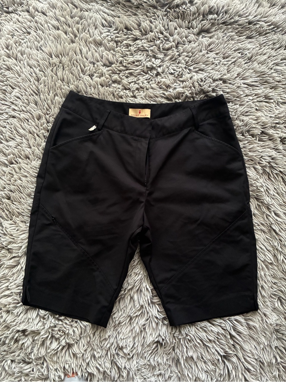 Sport Haley -size 12- Black Women’s Bermuda Shorts Golf